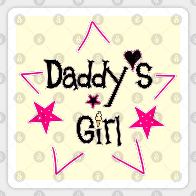 Daddy's Girl (Stars) Sticker by DitzyDonutsDesigns